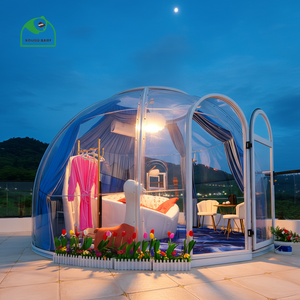 Maisons conteneurs PC modernes, villas d'hôtel <span class=keywords><strong>de</strong></span> luxe, <span class=keywords><strong>dôme</strong></span> à bulles en PC, maison étoilée pour l'hébergement en <span class=keywords><strong>camping</strong></span> - Product Image 1