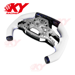 Volant de course personnalisé en fibre de carbone F1 pour Ford Mustang GT GT500 S650 V8 2024-2027 - Product Image 4