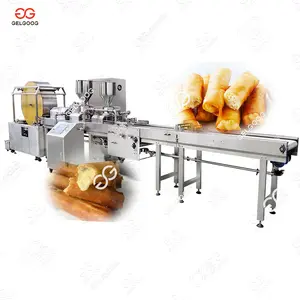 Máquina automática de rollos de resorte para hacer rollos de resorte de llenado de queso frito para hacer rollos de resorte