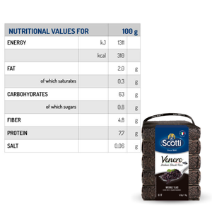 Haute qualité fabriquée en Italie meilleure qualité de cuisson délicieux riz noir Venere 5X1Kg pour risotto gastronomique - Product Image 3