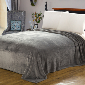Buen <span class=keywords><strong>Precio</strong></span> sólido teñido tela de franela bebé Sherpa manta de lana - Product Image 1