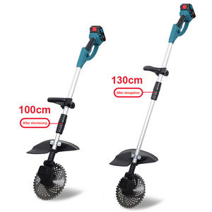 Tondeuse à gazon télescopique sans fil Km 21V Max avec deux batteries et chargeur pour l'entretien du jardin - Product Image 3