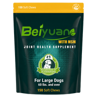 Suplemen Anjing Penunjang Sendi Heavy Duty dengan Multivitamin MSM 84 Soft Chews untuk Meredakan Stres Beban Berat dan Perawatan Kesehatan Hewan Peliharaan