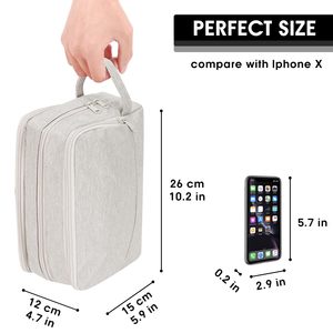<b>Kids</b> Travel Dopp Kit with Handle Compact Organizer for Gym Camping Hiking Portable <b>Toiletry</b> <b>Bags</b> - Product Image 5