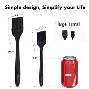 Küchengeräte in verschiedenen Größen, langlebiges Lebensmittelqualität-Silikon, Grill-Brotbürsten, Backbürsten aus Backpulveröl - Product Image 2