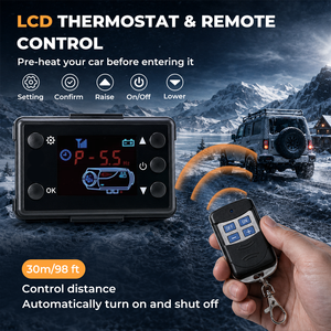 เครื่องทำความร้อนดีเซล 12V สำหรับรถยนต์ รถบรรทุก เรือ ใช้ในฤดูหนาว กำลังไฟ 5KW ทำงานเงียบ - Product Image 3