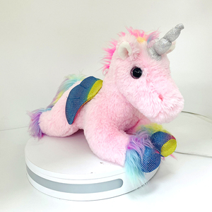 Nuevo diseño, <span class=keywords><strong>unicornio</strong></span> bonito rosa, varios estilos, juguete de peluche, juguete de animales realistas, juguetes de peluche - Product Image 5