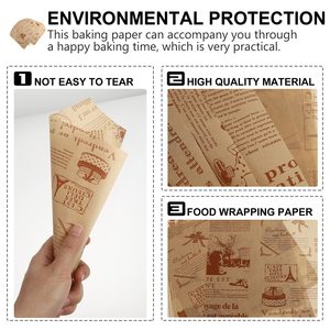 <span class=keywords><strong>2025</strong></span> tùy chỉnh dùng một lần in giấy kraft cho BBQ takeout bao bì thực phẩm Giấy Bánh Nướng Bao bì thực phẩm giấy - Product Image 3