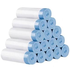 Bolsas de Basura Blancas Extra Gruesas con Cordón, Tamaño Grande, Económicas, para Limpieza del Hogar, Bolsas de Basura Sanitarias de Acero para Cocina, Venta al por Mayor - Product Image 1