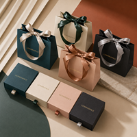Boîte à Bijoux Exquise de Haute Qualité Lionwrapack, Boîte et Sac d'Emballage Personnalisés en Carton pour Bijoux