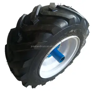 Roues en caoutchouc sans air 16x6.50-8 pour pneus de machine tracteur agricole