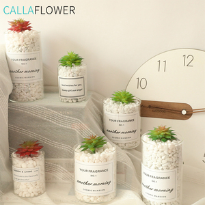 Mini Simulato Succulente Planter Unpotted di Loto Artificiale Succulente Affollamento Piante - Product Image 2