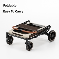 Poussette multifonctionnelle pour chiens de taille moyenne à grande - Sac de transport pliable et portable pour animaux de compagnie - Bagage de voyage pour animaux
