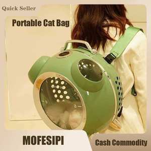 Kinghon Portable Backpack for Outdoor Use Space Capsule Portable Breathable Cat Backpack Cat Travel <b>Bag</b> Plastic <b>Clock</b> <b>Bag</b> - Product Image 2