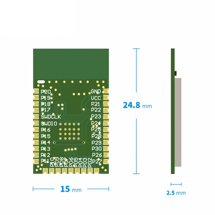 HOLYIOT-21033 Chuyên Nghiệp Đa Dụng Giá Rẻ Và Tốt-Mô Đun NRF52832 BT 5.0 Cho Điều Khiển Từ Xa Thông Minh Bằng Giọng Nói