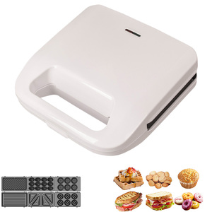 8 en 1 simple tranche grill détachable bulle gaufre boules <span class=keywords><strong>poisson</strong></span> forme taiyaki mini beignets grille-pain <span class=keywords><strong>sandwich</strong></span> maker - Product Image 3