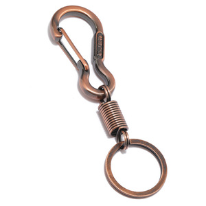 Portachiavi Vintage a Moschettone per Uomo, Anello Portachiavi in Lega di Rame Anticato, Porta Chiavi Auto, 2 Colori - Product Image 5