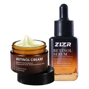Ensemble de Soins Visage Anti-Âge et Anti-Taches à l'AHA, Acide Hyaluronique et Rétinol Végétal – Vente en Gros - Product Image 1