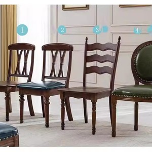 8 sandalye ahşap lüks yemek odası mobilyası mobilya ile lüks yemek masası yuvarlak yemek masası seti - Product Image 3