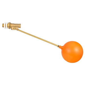 Brass Floater Van cơ thể với nhựa vít hạt 1/2 "<span class=keywords><strong>Float</strong></span> bóng van mực nước kiểm soát lưu trữ nước chống tràn - Product Image 1