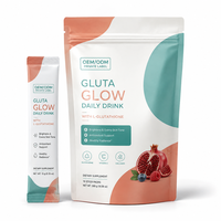 Complément alimentaire pour la beauté de la peau, à base de glutathion liposomal, de vitamine C et de collagène, en poudre, marque privée OEM