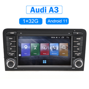 2 DIN 7 ''Android 11 Xe Máy Nghe Nhạc <span class=keywords><strong>DVD</strong></span> Carplay Xe Đài Phát Thanh Đa Phương Tiện GPS Navigation Âm Thanh Stereo Cho Audi <span class=keywords><strong>A3</strong></span> 2004-2008 - Product Image 2