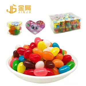 High Quality Fruity Delicious Crispy Jelly Bean Love Box Private Label Candy Colorful Assorted Fruit Jelly Bean