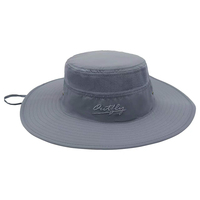 Topi Sun tepi lebar pria dan wanita, topi pelindung terik matahari tepi lebar tahan air tembus udara UPF50 kustom musim panas