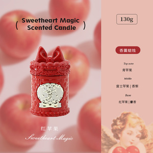 Bougie parfumée Cupidon pour la chambre, parfum de pomme artisanal de niche, coffret cadeau haut de gamme pour la Saint-Valentin chinoise, <span class=keywords><strong>Valen</strong></span> - Product Image 6