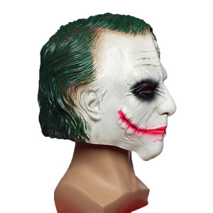 Masque de Joker en latex pour Halloween, accessoires de fête cosplay, taille unique - Product Image 4