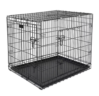 Cage pour chien robuste en treillis métallique soudé, pliable et portable, pour extérieur et intérieur, avec plateau – Vente en gros