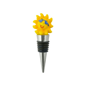 Christmas Wine Stopper Metal Bottle <b>Seal</b> With Santa Snowman Decor For Holiday Gift - Product Image 3