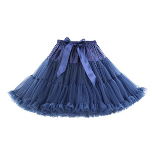 <span class=keywords><strong>Jupon</strong></span> plissé en tulle à deux couches pour femme, blanc et <span class=keywords><strong>noir</strong></span>, jupe <span class=keywords><strong>tutu</strong></span> bouffante de fête, crinoline, jupe <span class=keywords><strong>tutu</strong></span> intérieure avec bustle - Product Image 5