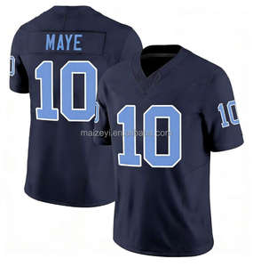Jersey de Fútbol Americano Personalizado de la Mejor Calidad, Estilo Drake Maye, Cosido con Tela Tackle Twill, Talla Grande 6XL - Product Image 3