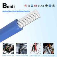 Câble en silicone haute température BEIDI, gaine en silicone, 6 8 10 12 14 16 AWG, norme américaine, câble électrique en silicone, fil en silicone souple