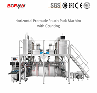 Machine d'emballage automatique de sachets préformés BHP-360DZ pour le remplissage et la fermeture de sachets à fermeture éclair avec fonction de comptage