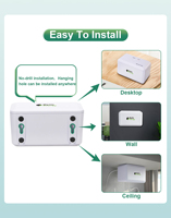 Mini UPS de Gran Capacidad al por Mayor, Fuente de Alimentación de CC de 8000 mAh, 5 V/9 V/12 V/24 V, 2 A, Mini UPS para Router, Módem WiFi