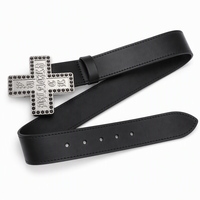 Boucles de ceinture pour hommes d'affaires, logo gravé sur mesure, alliage de zinc, métal résistant à la rouille, anti-rayures, pour ceinture en cuir