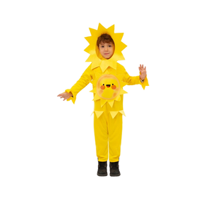 Disfraz <span class=keywords><strong>de</strong></span> <span class=keywords><strong>Halloween</strong></span> para niños Onesie Plant Yellow Sunflower Party Kindergarten Performance Costume - Product Image 6
