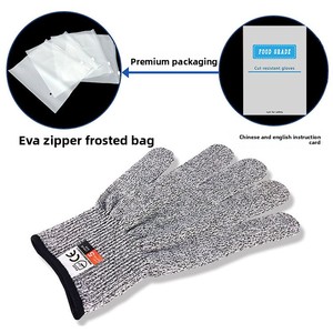 Level 5 Cut-Resistant Anti-Slip Anti-Impact Food-Grade Polyethylene Lightweight <strong>Gardening</strong> Butchering Fish Handling Oyster - Product Image 3