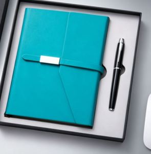 2026 Luxury Gifts Items Custom Notebook and <b>Pen</b> A5 Pu Leather Cover Journal Gift Set With <b>Box</b> - Product Image 5