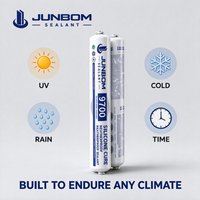 JUNBOM 971 Mastic silicone neutre résistant aux intempéries pour joints de murs-rideaux, élastique et imperméable, fournisseur direct d'usine