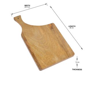 Tabla de cortar de madera de acacia para tabla de cortar de cocina Comida Cocina y artículos para el hogar bloques de cortar de madera - Product Image 4