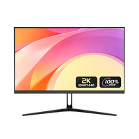 Moniteur PC de Haute Qualité 24 Pouces 144 Hz, Résolution 2560*1440, Moniteur Professionnel Noir Sans Cadre, Moniteurs de Bureau pour Utilisation au Bureau