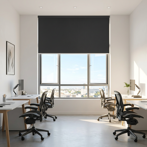 Buen Fabricante, Persianas Enrollables Opacas 100% Ignífugas, Inalámbricas, Negras, 107x183, el Mejor Proveedor de Malasia, B2B, OEM, Alta Calidad - Product Image 1