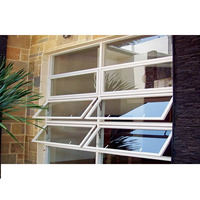 Fenêtres à auvent Fenêtres à guillotine en plastique ou en aluminium Skylight Porte et fenêtre Fenêtre insonorisée à isolation thermique