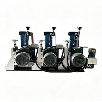 Energiesparende Drei-Kopf-Breitband-Schleifmaschine für Edelstahl- und Aluminiumplatten-Oberflächenbearbeitung