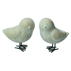 6 pollici decorazione del giardino resina uccello figurina decorazione primavera poliresina uccello statua <span class=keywords><strong>con</strong></span> <span class=keywords><strong>ali</strong></span> in metallo - Product Image 4