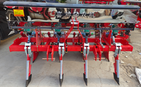 Semoir de précision à 4 rangs tout-terrain avec boîte de vitesses principale multifonctionnelle pour semis de maïs et d'arachides, suspension 3 points pour tracteur