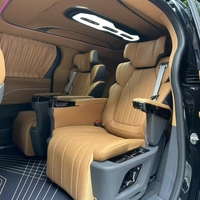 Siège de luxe classe V avec accoudoir central VIP pour voiture et siège latéral rabattable avec compartiment caché